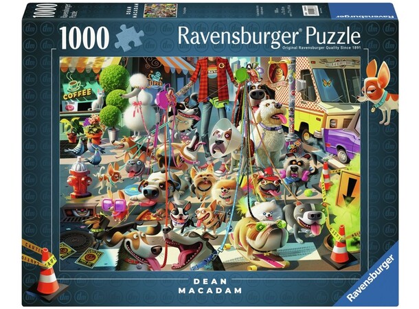 The Dog Walker 1000 bitar Pussel Ravensburger Puzzle 