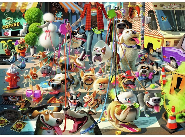 The Dog Walker 1000 bitar Pussel Ravensburger Puzzle 