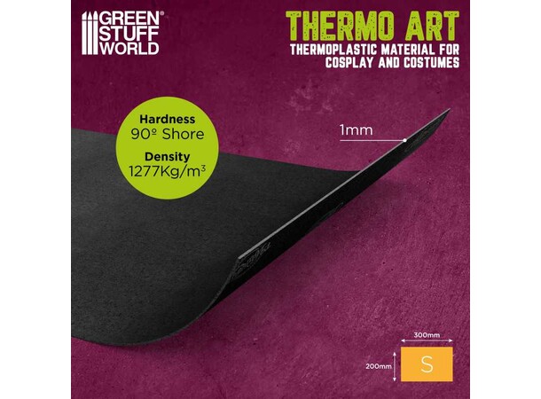 ThermoArt Black Art 200x300mm Green Stuff World 