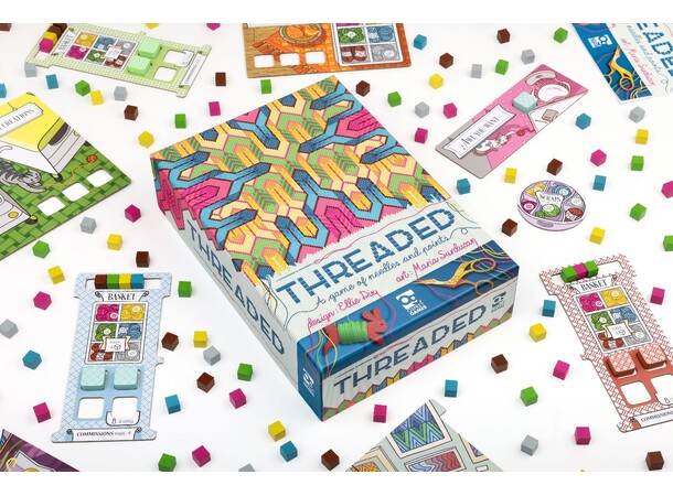 Threaded Brädspel lA Game Of Needle And Points 