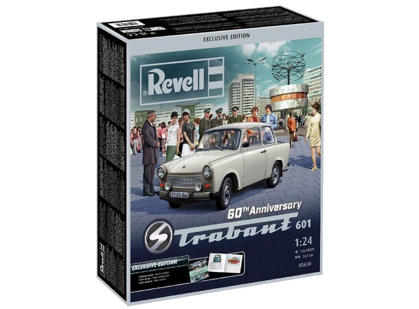 Trabant 601 60th Anniversary Revell 1:24 Byggsats 