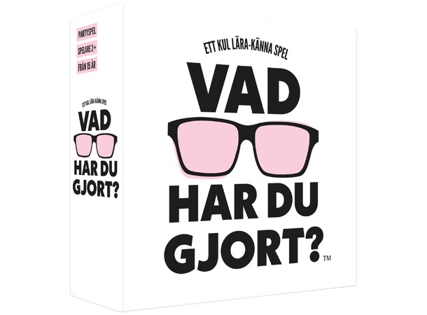 Vad har du gjort Partyspel Svensk utgåva 