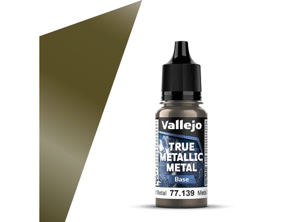 Vallejo True Metallic Base Aged Metal True Metallic Metal 