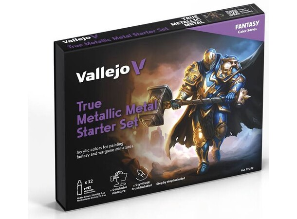 Vallejo True Metallic Starter Set True Metallic Metal 