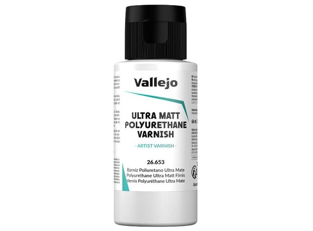Vallejo Ultra Matt Poly Varnish 60ml Polyurethan 