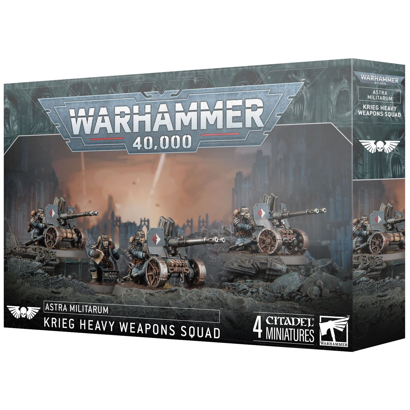 Astra Militarum Krieg Heavy Weapon Squad Warhammer 40K
