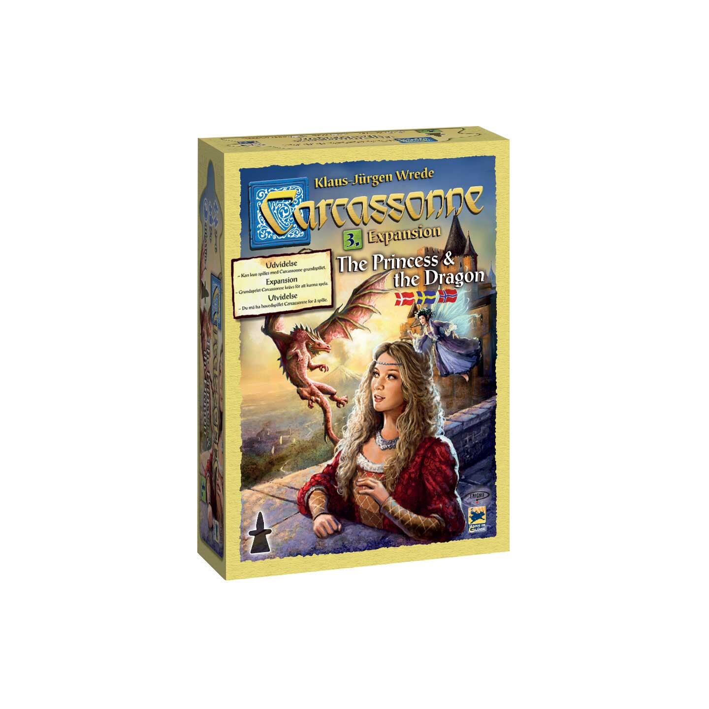 Carcassonne 3 The Princess & Dragon Exp Expansion till Carcassonne