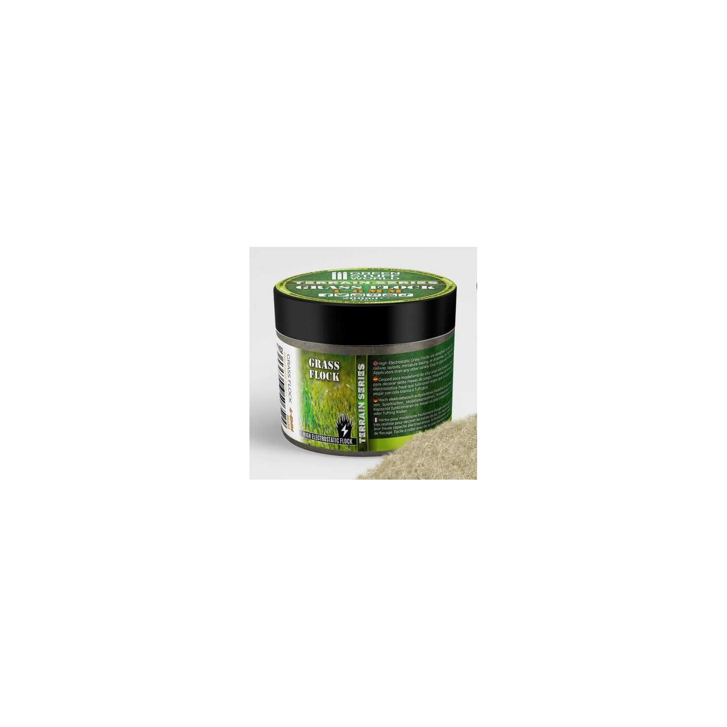 Static Grass Hayfield Grass 4-6mm 200ml Green Stuff World
