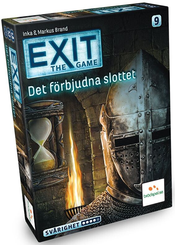 EXIT 9 Det Förbjudna Slottet Brädspel Svensk utgåva