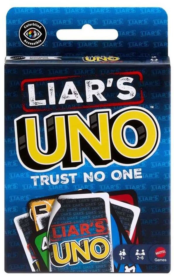 UNO Liars Kortspel
