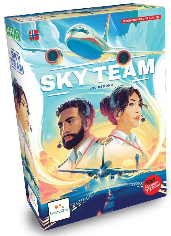 Sky Team Brädspel - Norsk
