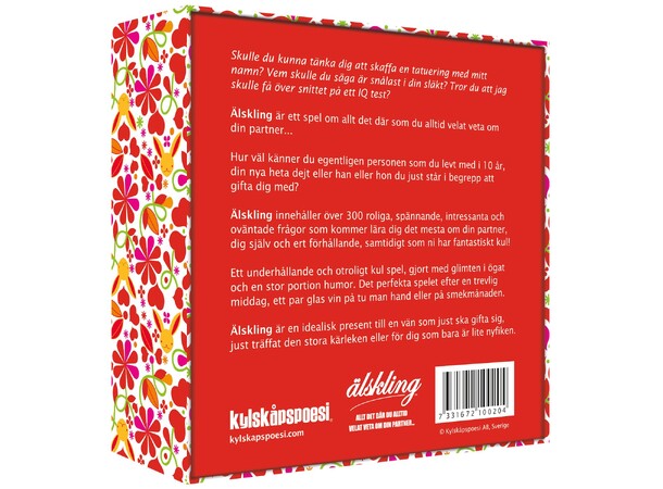 Älskling Partyspel Svensk utgåva 