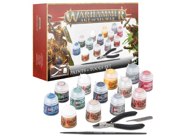Age of Sigmar Paint and Tools Set Warhammer Age of Sigmar 