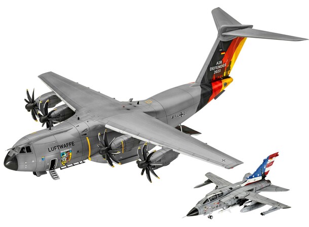 Air Defender Set Airbus A400M & Tornado Revell 1:144 Byggsats 