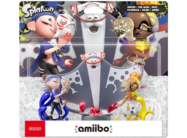 Amiibo Splatoon Raiders 3-Pack Shiver / Big Man / Frye 
