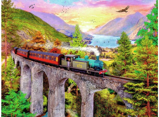 Autumn Viaduct 1500 bitar Pussel Ravensburger Puzzle 