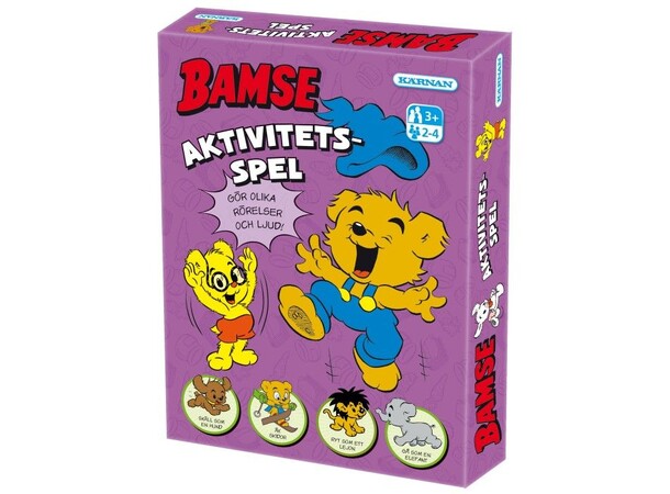 Bamse Aktivitetsspel Brädspel Svensk utgåva 