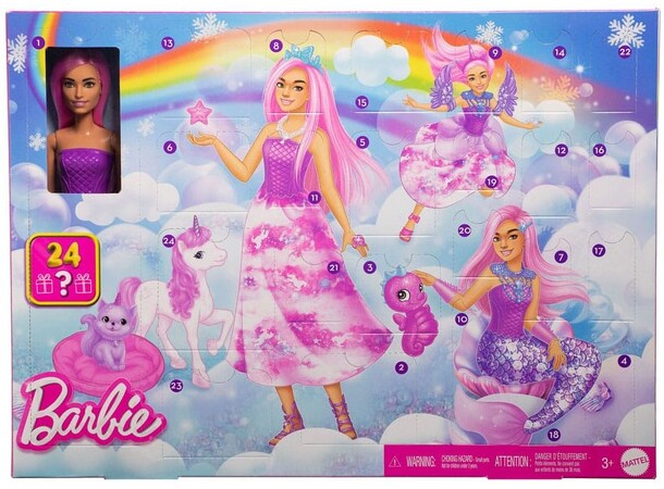 Barbie Julkalender Doll Fantasy - Advent Calendar 
