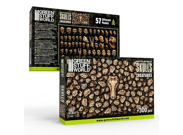 Battlefield Creature Skulls x300 Green Stuff World 
