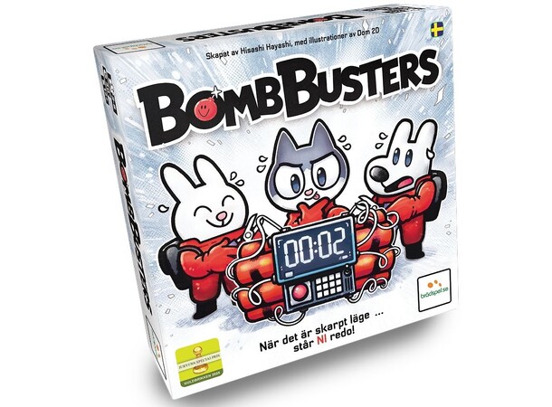 Bomb Busters Brädspel Svensk utgåva 