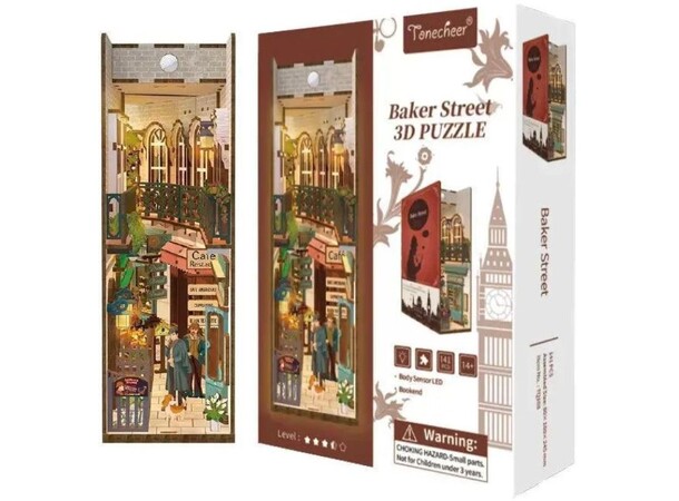 Book Nook Baker Street Tonecheer 3D Puzzle 