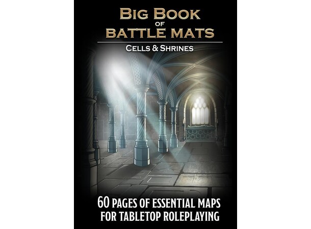 Book of Battle Mats BIG Cells & Shrines Spiralbunden - 2,5 cm rutnät 