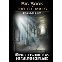 Book of Battle Mats BIG Cells & Shrines Spiralbunden - 2,5 cm rutnät