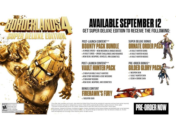 Borderlands 4 Super Deluxe Edition PS5 