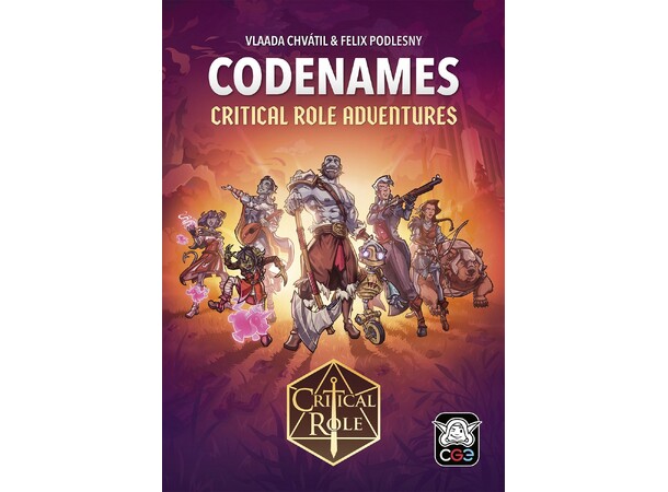 Codenames Critical Role Kortspel Critical Role Adventures 