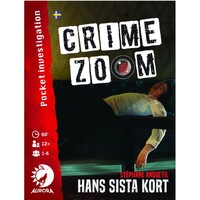 Crime Zoom Hans Sista Kort Kortspel Svensk utgåva