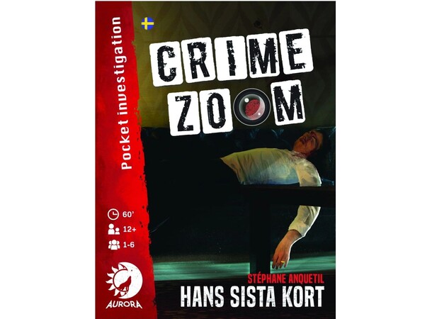 Crime Zoom Hans Sista Kort Kortspel Svensk utgåva 