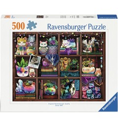 Cubby Cats and Succulents 500 bitar Pussel - Ravensburger Puzzle