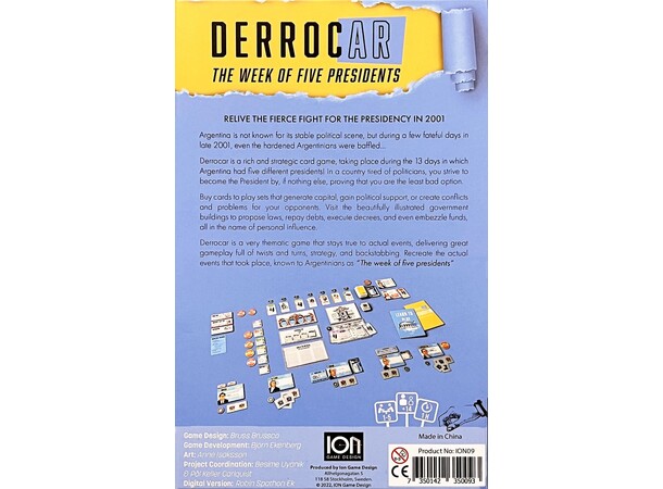 DerrocAr Brädspel DerrocAr The Week of Five Presidents 