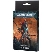 Drukhari Datasheet Cards Warhammer 40K