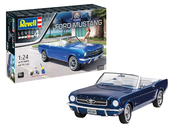 Ford Mustang 60th Anniversary Revell 1:24 Byggsats 