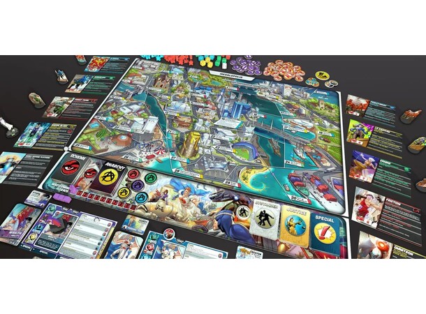 Freedom Five Brädspel A Sentinel Comics Board Game 