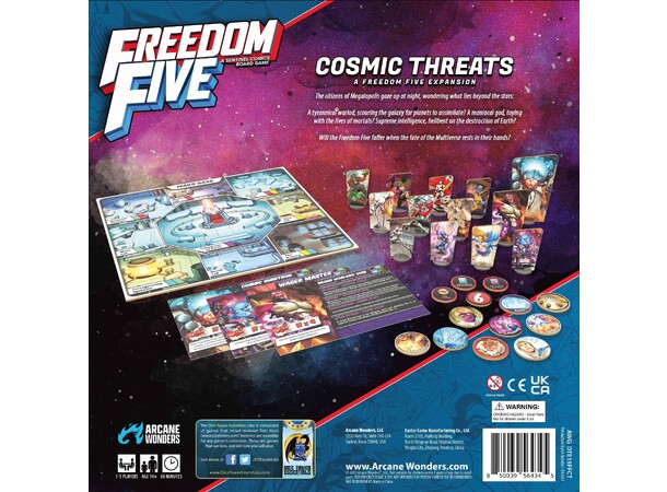 Freedom Five Cosmic Threats Expansion Expansion till Freedom Five 