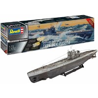German Submarine Type IX C Platinum Ed Revell 1:72 Byggsats