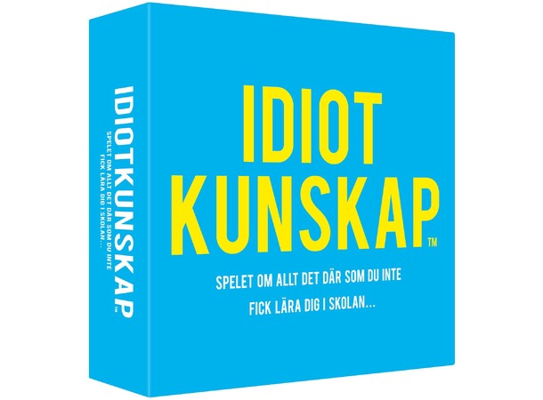 Idiotkunskap Partyspel Svensk utgåva 