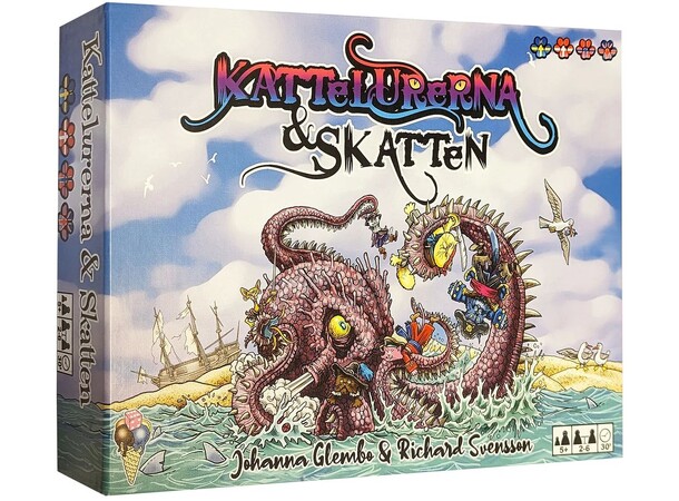 Kattelurerna & Skatten Brädspel Svensk Utgåve 