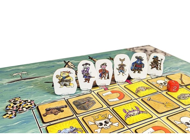 Kattelurerna & Skatten Brädspel Svensk Utgåve 