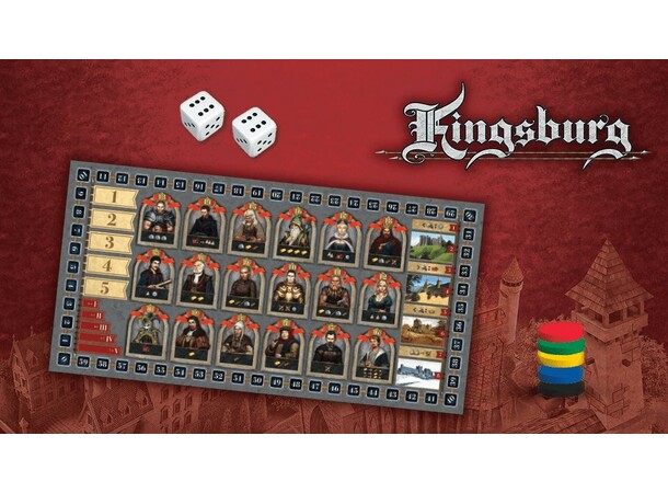 Kingsburg 3rd Edition Brädspel 