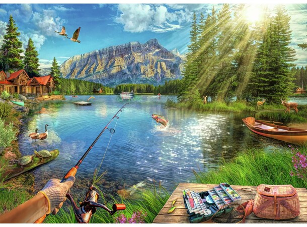 Life at the Lake 1000 bitar Pussel Ravensburger Puzzle 