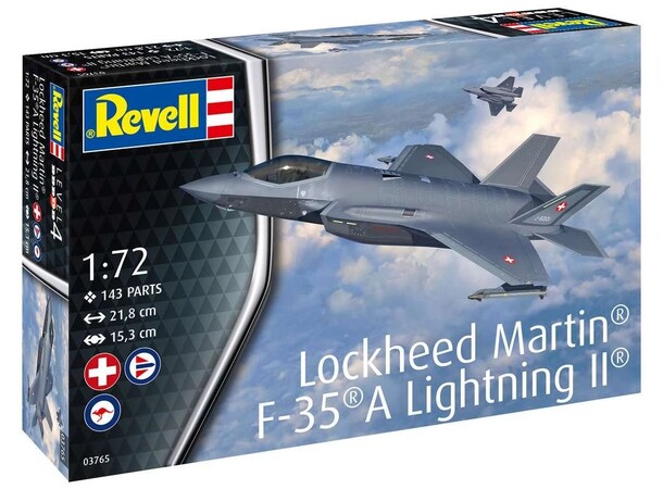 Lockheed Martin F-35A Lightning II Revell 1:72 Byggsats 