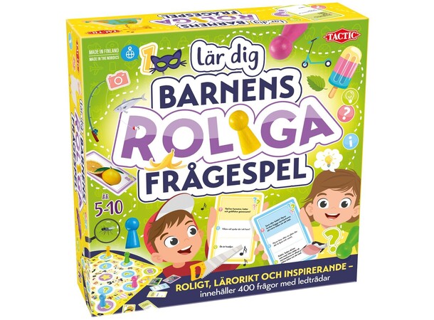Lär dig Barnens roliga frågespel Svensk utgåva 