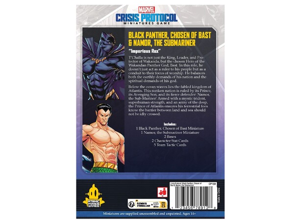 Marvel Crisis Protocol Black Panther/Nam Black Panther & Namor 