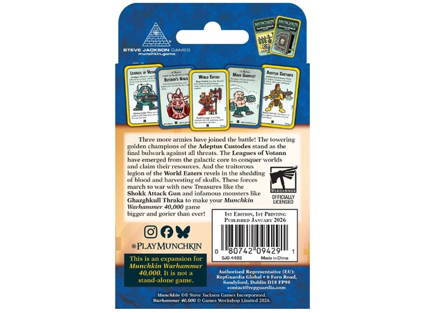 Munchkin Warhammer 40K Grudges and Gore Expansion till Munchkin Warhammer 40K 