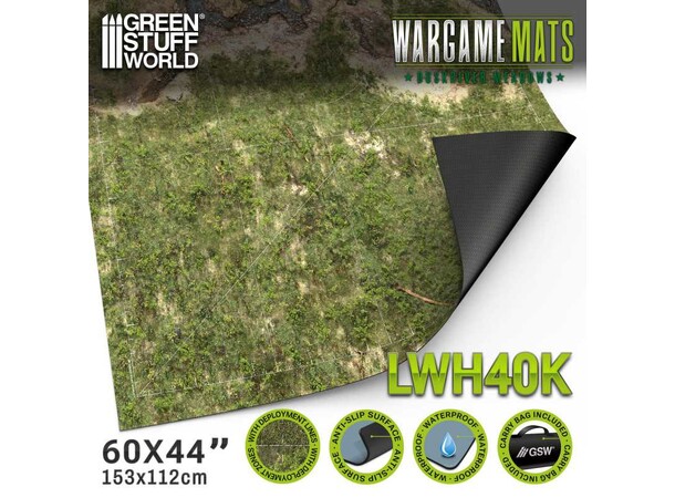 Neoprene Mat 44x60 Duskriver Meadows Green Stuff World - 114 x 155 cm 