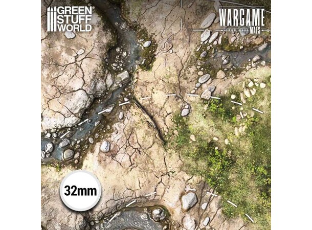 Neoprene Mat 44x60 Duskriver Meadows Green Stuff World - 114 x 155 cm 