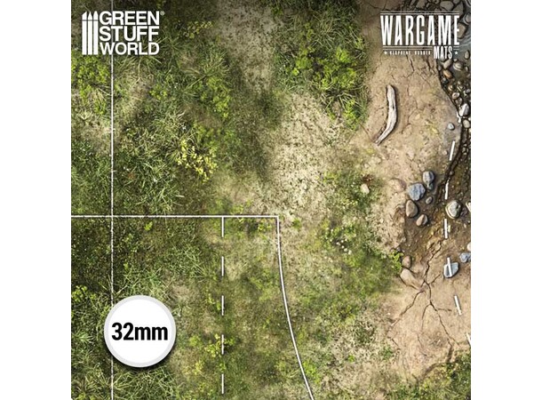 Neoprene Mat 44x60 Duskriver Meadows Green Stuff World - 114 x 155 cm 